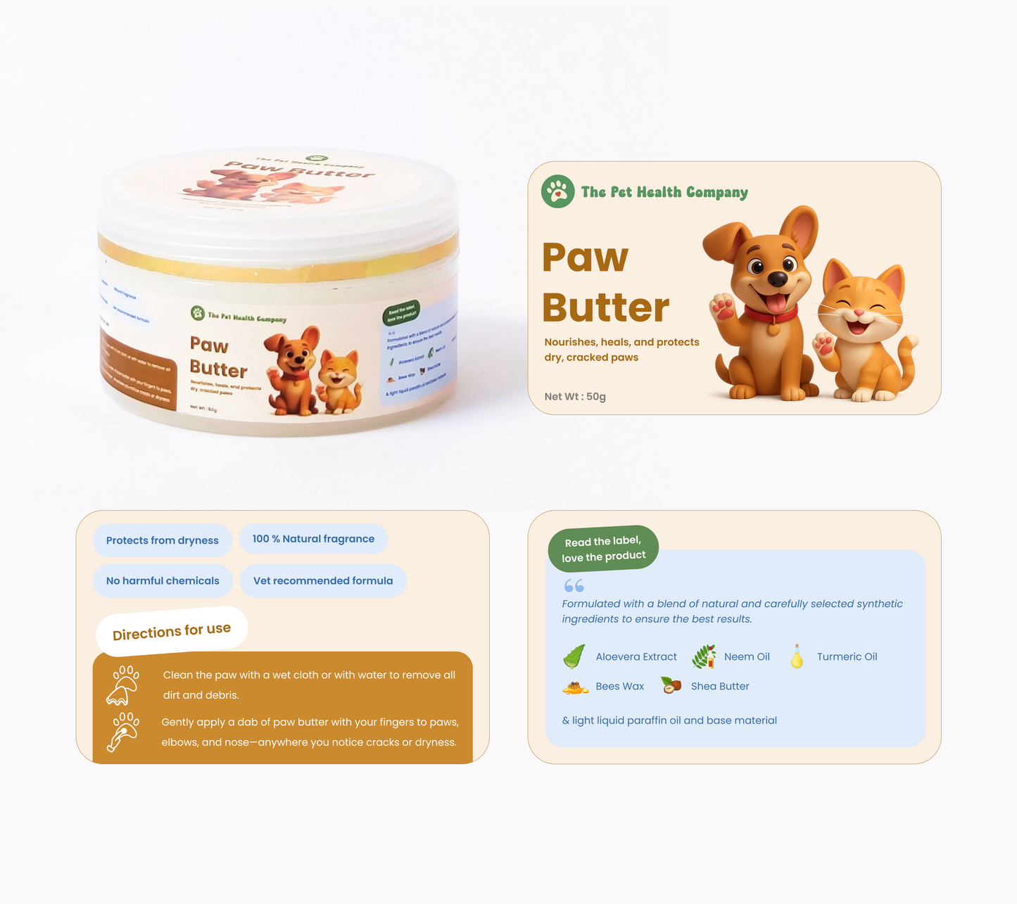 Shampoo & Paw butter combo