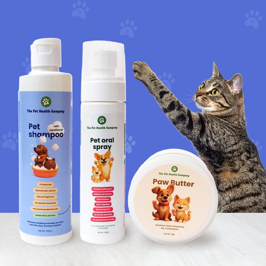 Shampoo, Oral Spray & Paw butter
